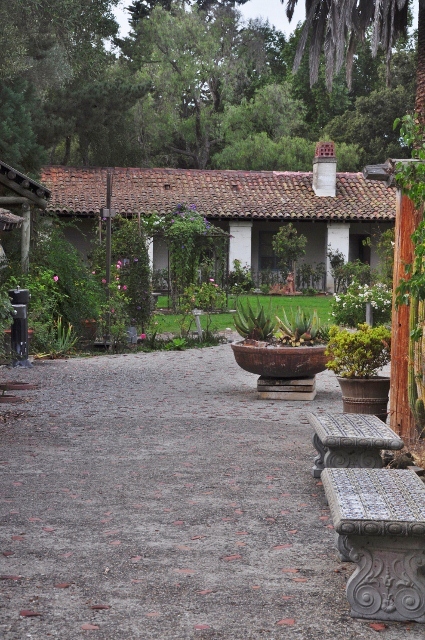 Mission San Juan Batista garden